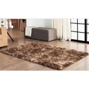 Ver imagem 1 de Tapete para Sala e Quarto Felpudo Soft Casa Dona 200x250 Marrom