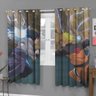 Cortina Roma - Decoração - Anime - Naruto e Sasuke Batalha - 1