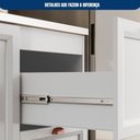 Ver imagem 5 de Cozinha Modulada Olivia 5 Peças com Aéreo com Vidro Reflex e Balcão de 120cm para Pia Poliman Móveis