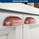 Ver imagem 4 de Cozinha Modulada Olivia 5 Peças com Aéreo com Vidro Reflex e Balcão de 120cm para Pia Poliman Móveis