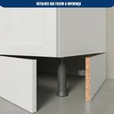 Ver imagem 6 de Cozinha Modulada Olivia 5 Peças com Aéreo com Vidro Reflex e Balcão de 120cm para Pia Poliman Móveis
