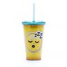 Copo Com Canudo Emoji Sono - 1