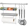 Suporte para Utensílios Cook Home 6 6 Peças Aço Cromado - 1