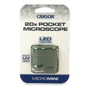 Ver imagem 5 de Microscópio Chaveiro com Luz Led e Uv, Zoom de 20x Verde