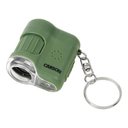 Ver imagem 2 de Microscópio Chaveiro com Luz Led e Uv, Zoom de 20x Verde