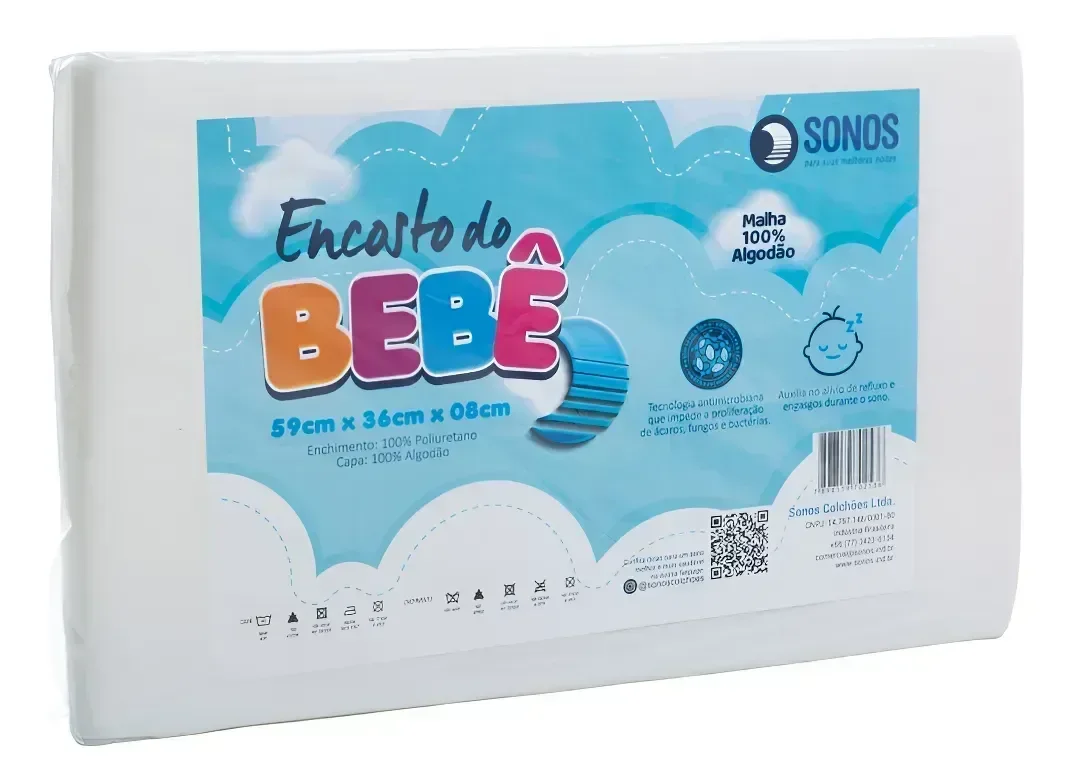 Encosto Travesseiro Sonos para Bebê 8cm de Altura - 2