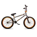 Ver imagem 1 de Bicicleta Aro 20 Bmx U-brake Rotor K7 Cog 9 Freedom P03 Cromado e Dourada - D’Rossi