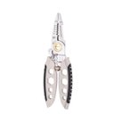 Ver imagem 1 de Alicate Multiuso para Eletricista Corta Grimpa Desencapa Aperta Enrola Fio