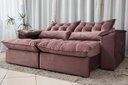 Ver imagem 3 de Sofá Retrátil e Reclinável Ipanema 1,80m em Tecido Veludo C/pillow Nos Braços - Montagem Inclusa:ros