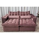 Ver imagem 4 de Sofá Retrátil e Reclinável Ipanema 1,80m em Tecido Veludo C/pillow Nos Braços - Montagem Inclusa:ros