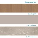 Ver imagem 7 de Balcão Cozinha P/ Pia 120cm 3 Pts C/ Tampo Elegance Luciane Freijó/cinammon/quartzo Bege