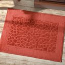 Ver imagem 1 de Toalha de Piso Jacquard Confort Pedra 680g/m² - 70cm X 50cm Döhler Cor:telha