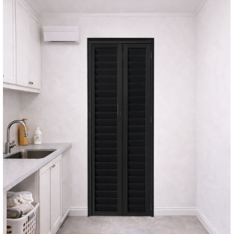 Porta Camarão Alumínio Preto 210x100 Lado Direito