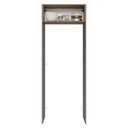 Ver imagem 4 de Porta-geladeira 83 Cm 1 Porta Basculante Cinza/rustic/cinza Lux Madesa