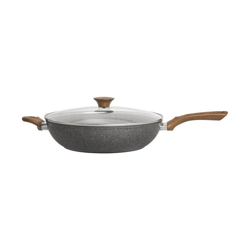 Tognana Padella Sphera 32 Cm: Alluminio Forgiato Con Antiaderente In Microsfere, Adatta A Induzione, PFOA Free, Nickel Free