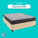 Ver imagem 4 de Cama Box Perola Casal + Colchão D33 Iso100 Ortobom