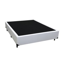 Cama Box Casal + Colchão Espuma D33 Semi Ortopédico Extra Firme Comfort Prime 72x138x188 Cor:Branco - 3