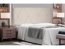 Ver imagem 1 de Painel Aquilla Cama Box Casal 140cm Suede - SSX Multicoisas - Bege