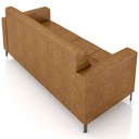 Ver imagem 7 de Sofá 3 Lugares Sala Living Industrial 200cm Senna K01 Couríssimo Whisky - Lyam Decor