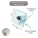 Ver imagem 3 de Porta Toalha de Rosto em Vidro 7x7 Cm