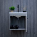 Ver imagem 3 de Gabinete Armário para Banheiro 40cm Mdf com Cuba - Cremona Lineo