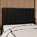 Ver imagem 2 de Cabeceira Casal 140 Cm com Frame Dalia Corino Preto Artte
