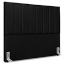 Ver imagem 1 de Cabeceira Casal 140 Cm com Frame Dalia Corino Preto Artte
