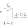 Porta Sabonete Líquido - Jateado - 2