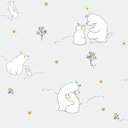 Ver imagem 1 de Papel de Parede Wiler Fofura Baby - Ursinho e Coelhinho