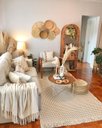 Ver imagem 3 de Tapete Boho Andaraí Off White/capuccino 140x300cm Fastlar