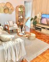Ver imagem 5 de Tapete Boho Andaraí Off White/capuccino 140x300cm Fastlar