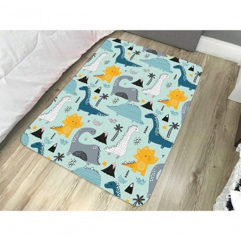 Tapete Infantil Atividades 95x130cm Dinossauros