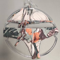 10 Cabides para Biquínis Roupas Íntimas Suporte Lingerie Redondo Transparente Cristal - 5
