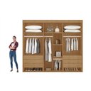 Ver imagem 2 de Guarda Roupa Casal 6 Portas e 6 Gavetas Linea Naturale - Rufato