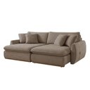 Ver imagem 6 de Sofá-cama 3 Lugares Retrátil Reclinável 270cm Linho com Molas Ensacadas Apolo Yescasa