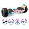Hoverboard Skate Elétrico 8.5 Offroad Led Bluetooth Grafite - 1