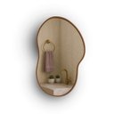 Ver imagem 2 de Espelho Organico Cloud 70cm X 50cm Moldura em Couro Ecológico