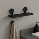 Ver imagem 5 de Prateleira com Adesivo Preto Fosco 32,1 X 11,5 X 11,7 Cm - Astra