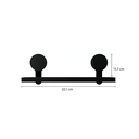 Ver imagem 4 de Prateleira com Adesivo Preto Fosco 32,1 X 11,5 X 11,7 Cm - Astra