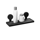 Ver imagem 3 de Prateleira com Adesivo Preto Fosco 32,1 X 11,5 X 11,7 Cm - Astra