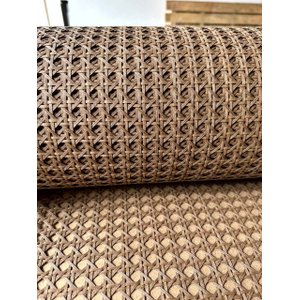 Palhinha Indiana Sextavada Tela de Rattan Nogueira 1,00x80cm