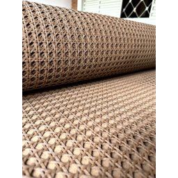 Palhinha Indiana Sextavada Tela de Rattan Nogueira 1,00x80cm - 3