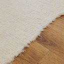 Ver imagem 3 de Tapete Passadeira Algodão Cru Peludo Quarto 50 x 150