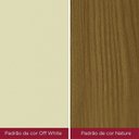 Ver imagem 5 de Mesa de Jantar Luiza 160 Cm Ambiente Canto Arredondado com Vidro Nature Off White – Henn