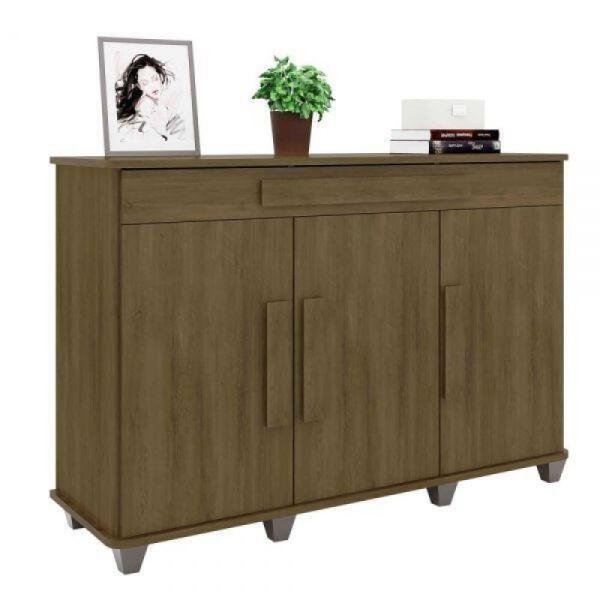 Buffet Rubi Rv 3 Portas e 1 Gaveta Imbuia | MadeiraMadeira