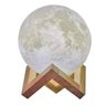 Luminária 3D Lua Cheia 15cm Usb Touch - 1