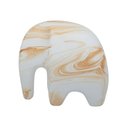 Ver imagem 1 de Escultura Elefante Minimalista em Cerâmica Fosca Decorativa - Bege White