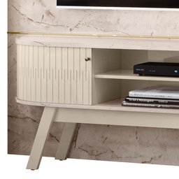 Home Piso-teto Laguna Calacata/off White para Tv até 75” - Madetec - 4