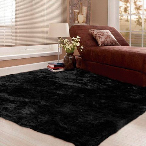 Tapete Ghali Casa Dona 100x150 Preto
