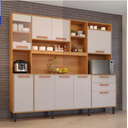 Ver imagem 1 de Kit Cozinha 8pts 3gav Napoles Cinamomo/off White Cod: 288.211